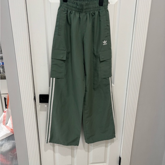 adidas Pants - Adidas Kids Olive Cargo Pants